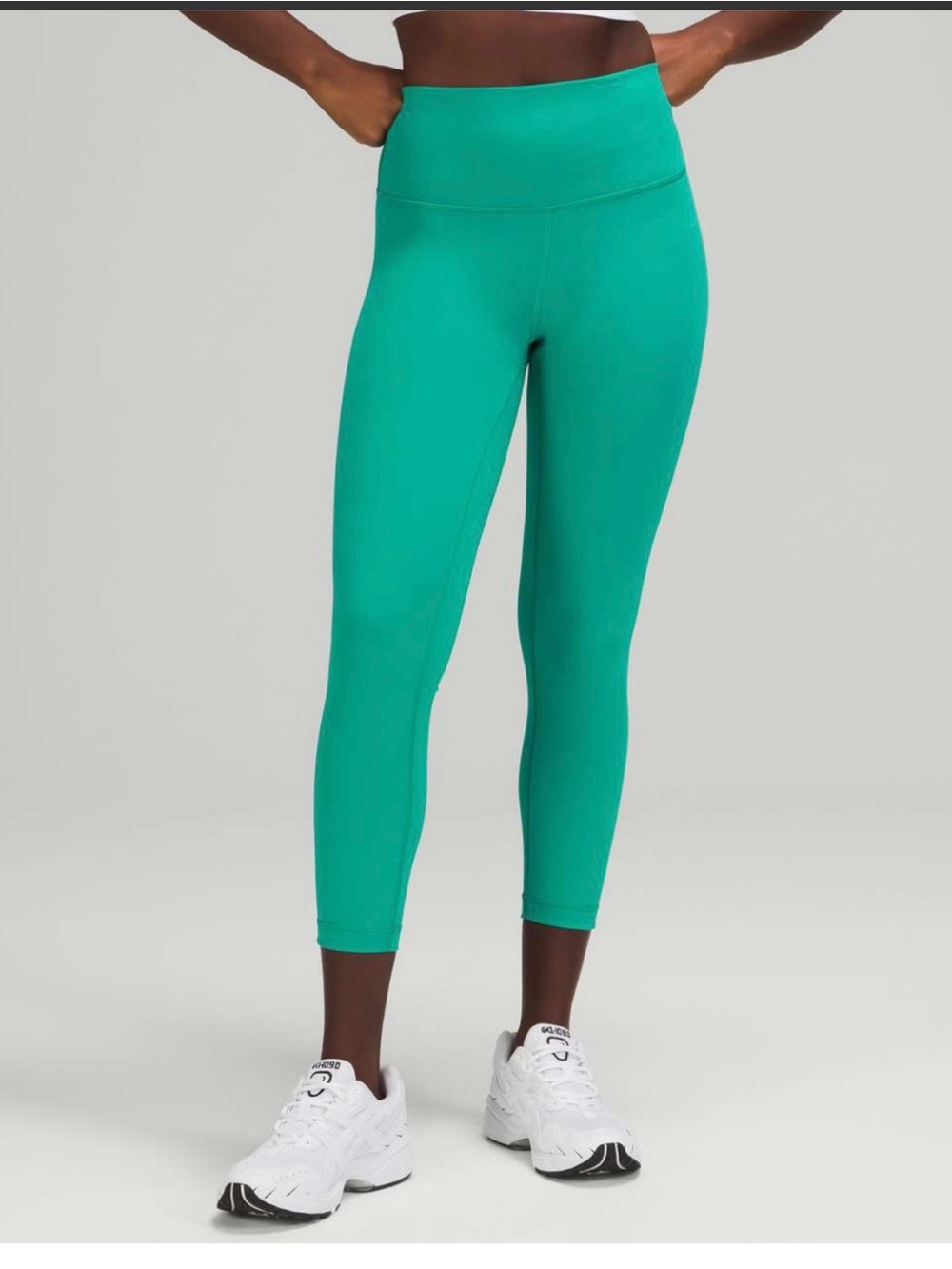Lululemon Wunder Train High-Rise Crop 23” - Maldives Green